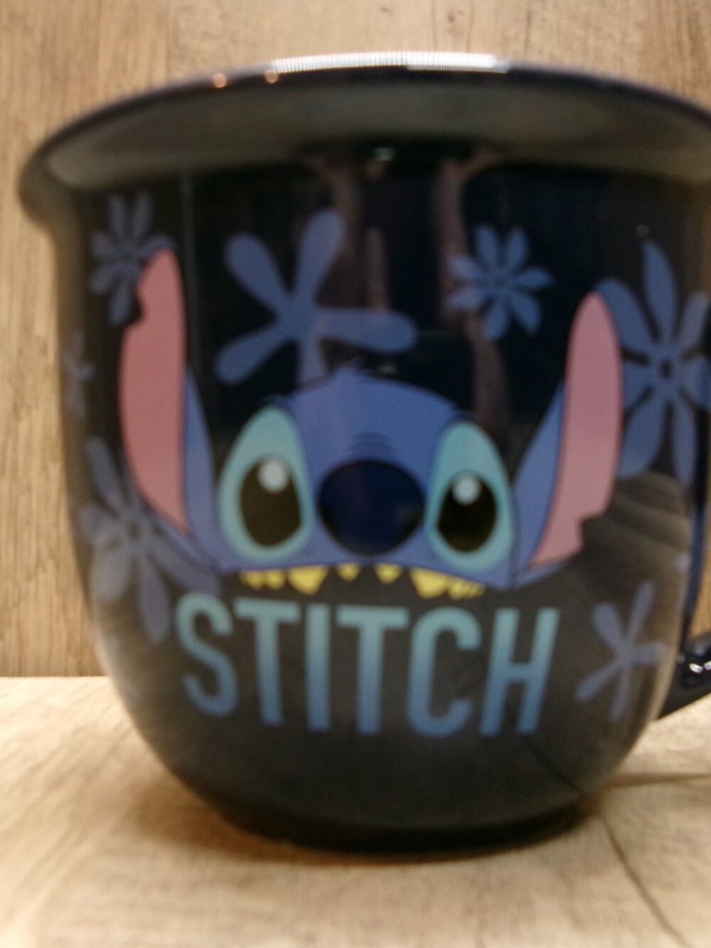 Disney Store Stitch Dark Blue Mug – New, Never Used